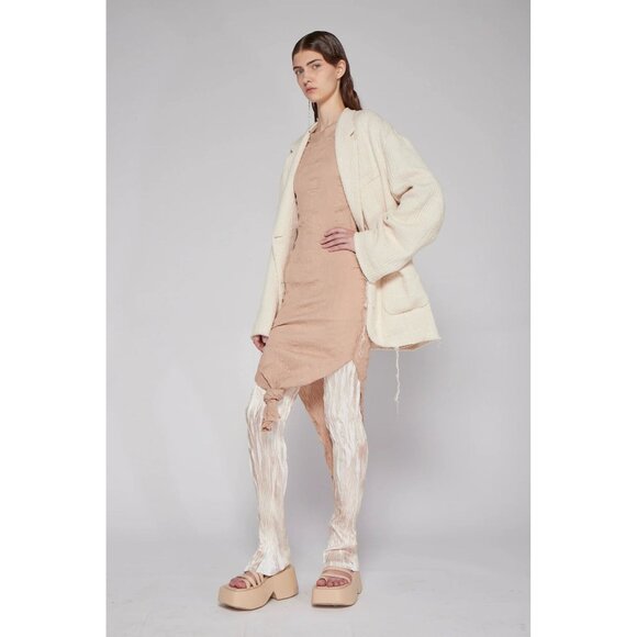 Federico Cina Blazer Openable Jacket in Natural - Picture 2 of 6